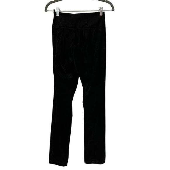 Good American High Waist Vegan Leather Black Croc Exec Pants Size Small 1 NWT - Picture 9 of 13
